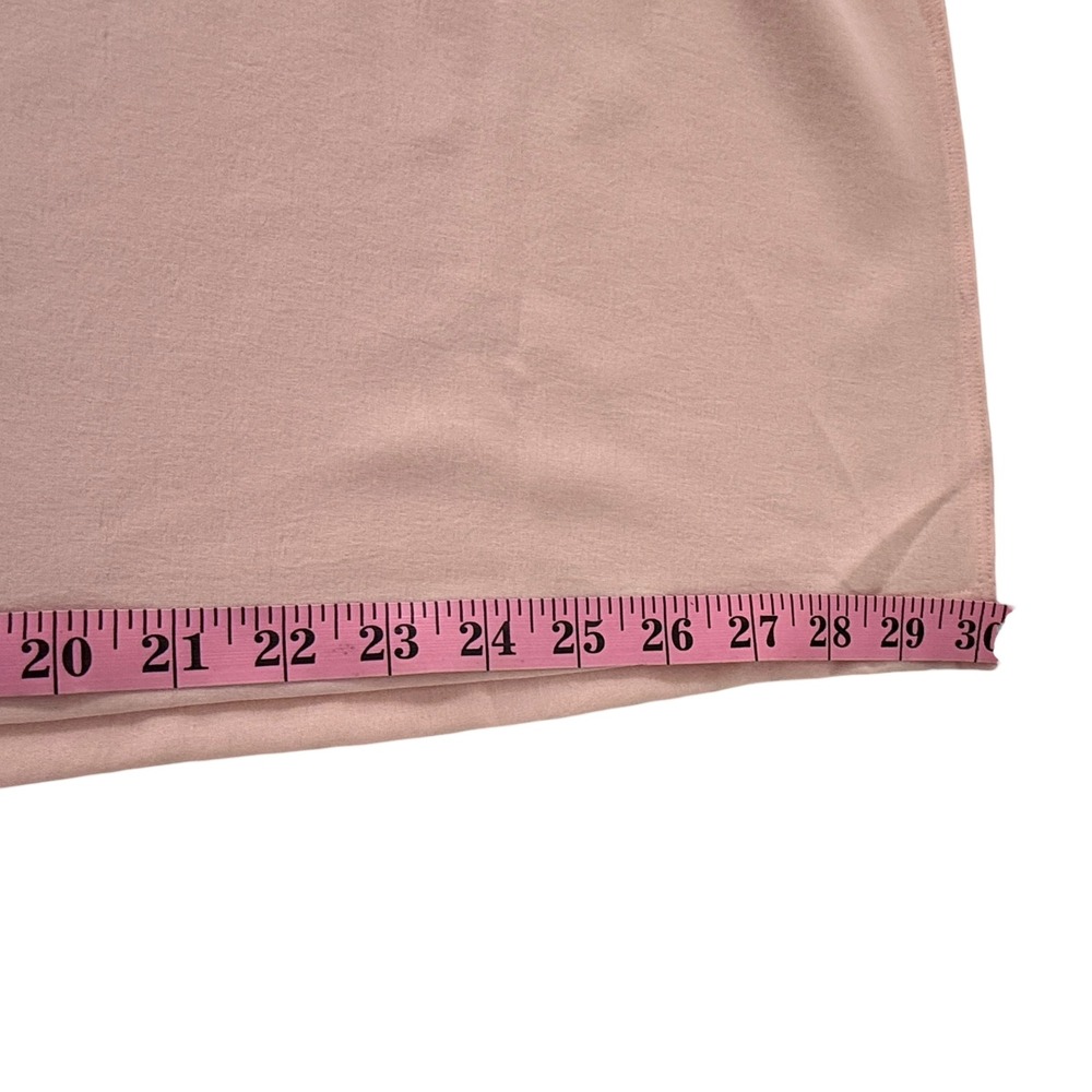 Lululemon Pink Sleeveless V Neck Midi Dress‎ Slits Athleisure Women's Large - Picture 5 of 13